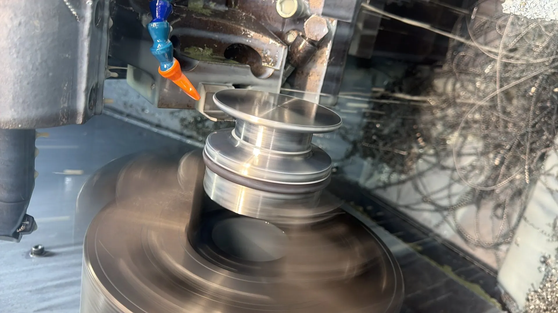 Precision engineering work in progress